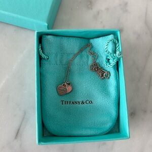 Tiffany and co heart necklace